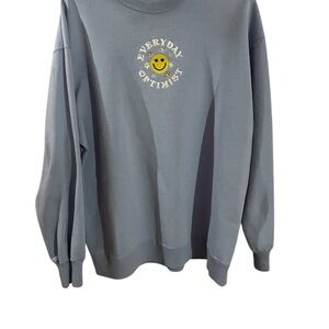 Hollister everyday optimist periwinkle Blue crewneck sweatshirt